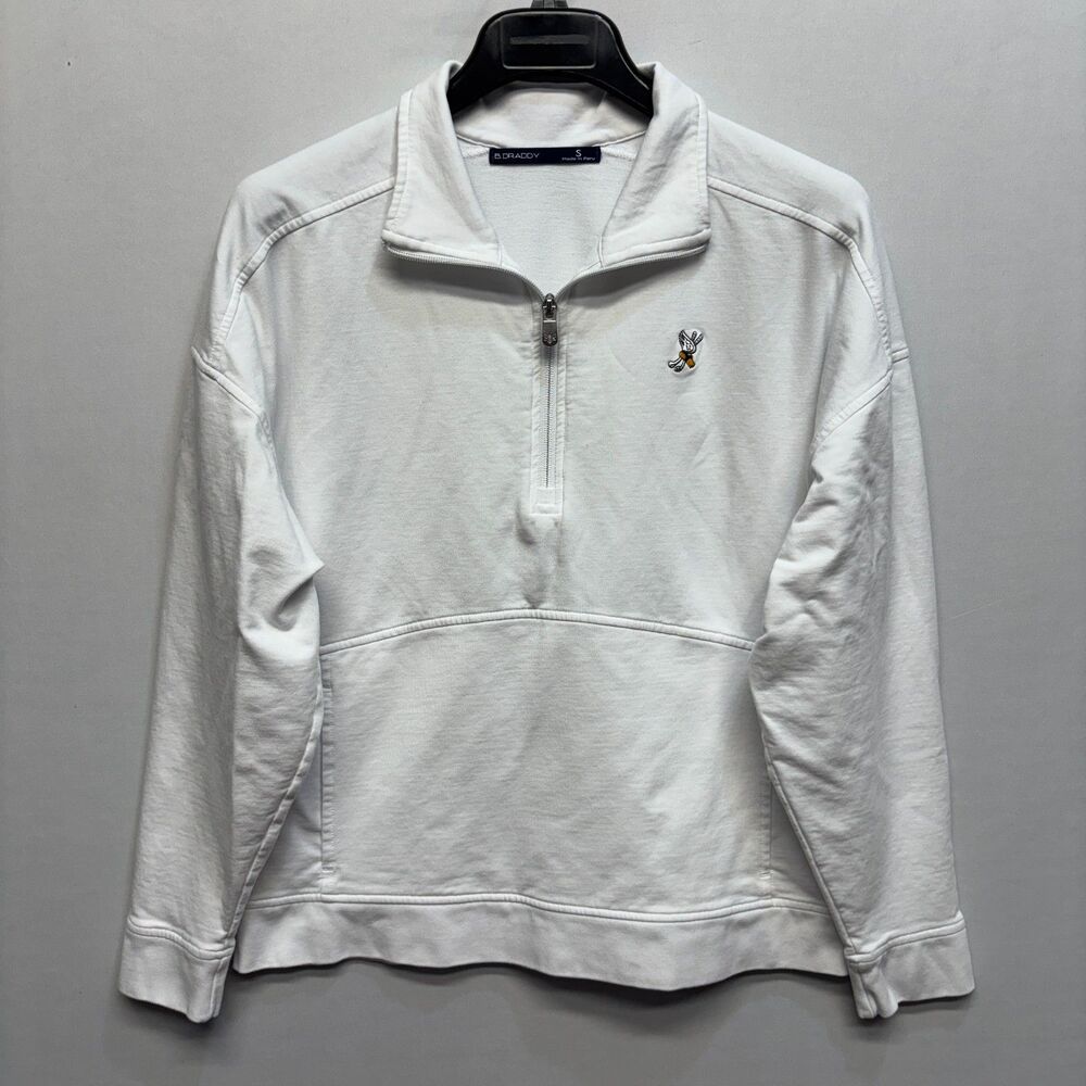 B. Draddy Winged Foot Golf Club Women 1/4 Zip Pullover Sweatshirt Small C124 -7